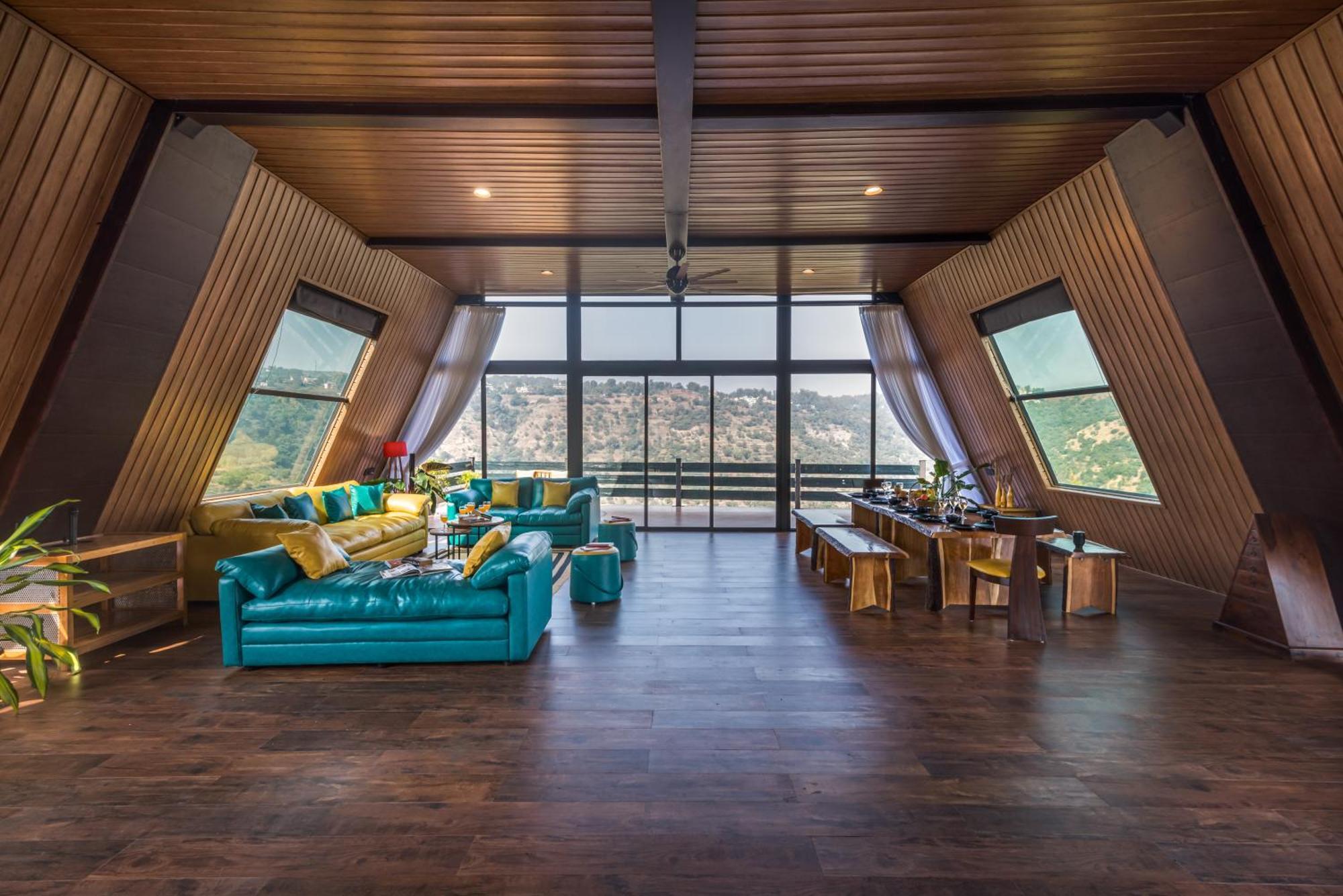 Saffronstays A Vantage, Panchgani - A Pyramid Shaped Unique Luxury Villa With Infinity Valley Views Dış mekan fotoğraf